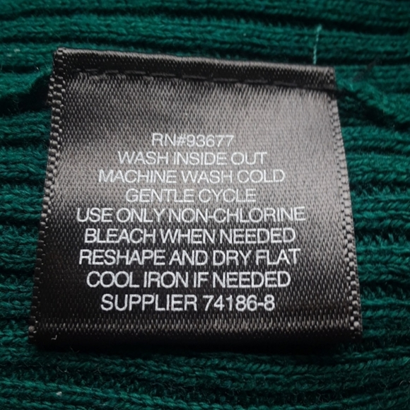 Liz Claiborne Emerald Green V Neck Sweater Size XXL - Picture 2 of 6
